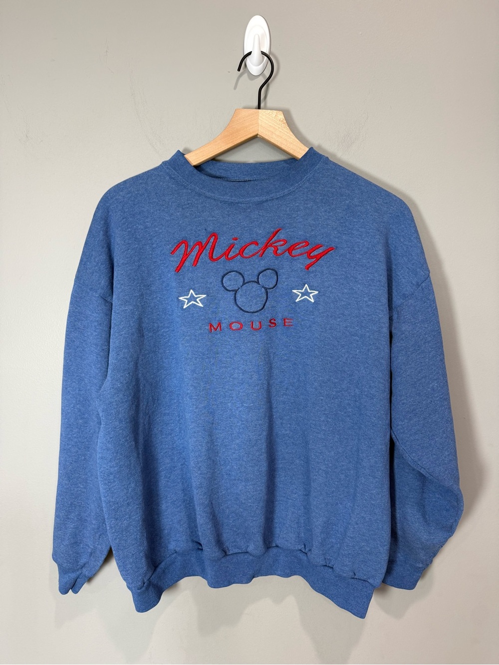 Vintage Mickey Unlimited USA Embroidered Crewneck Sweatshirt XL Disney 90s
